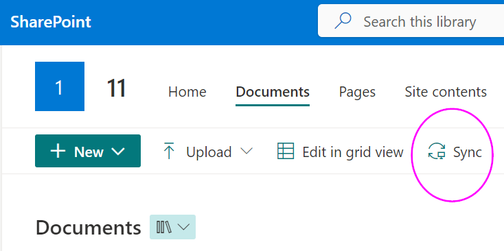 Disable the Sync button on specific SharePoint sites | Collab365 Academy Members