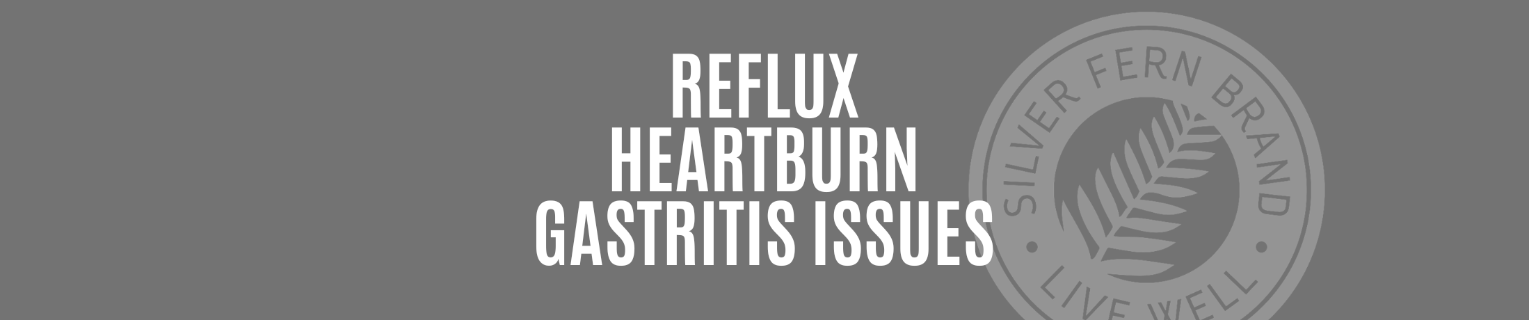 Reflux Heartburn Silver Fern Brand