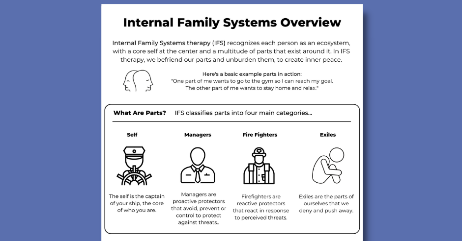 IFS Therapy Overview Handout | Mentally Fit Pro